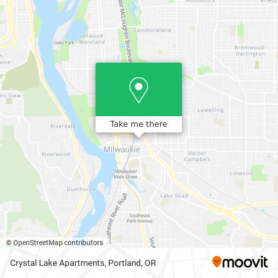 Crystal Lake Apartments map