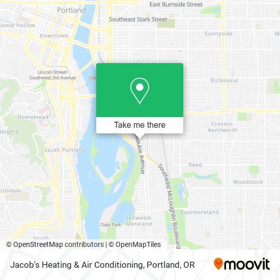 Jacob's Heating & Air Conditioning map