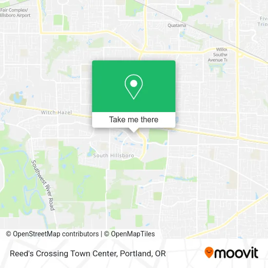 Mapa de Reed's Crossing Town Center