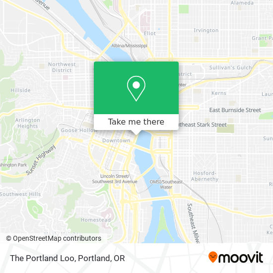 The Portland Loo map