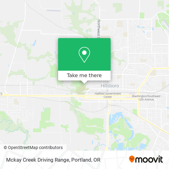 Mapa de Mckay Creek Driving Range
