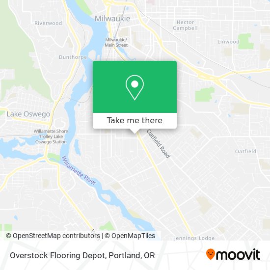 Overstock Flooring Depot map