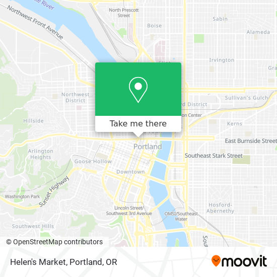 Helen's Market map