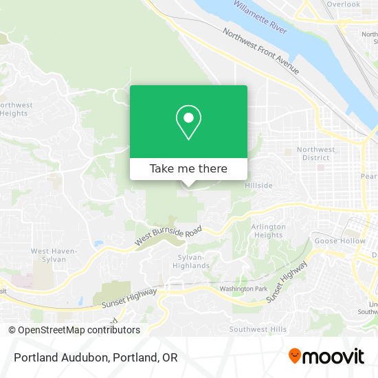Mapa de Portland Audubon