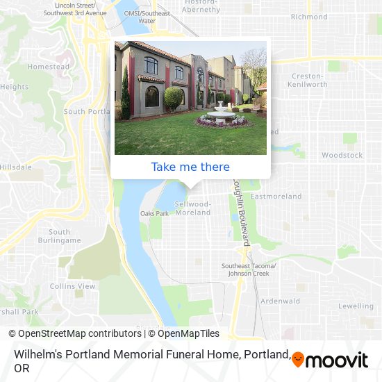 Mapa de Wilhelm's Portland Memorial Funeral Home