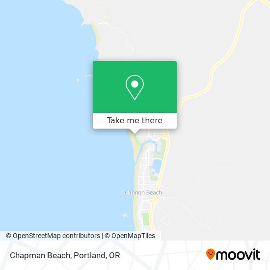 Chapman Beach map