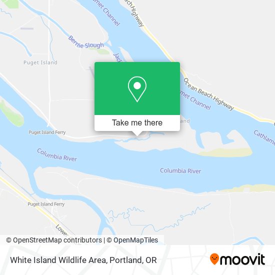 White Island Wildlife Area map