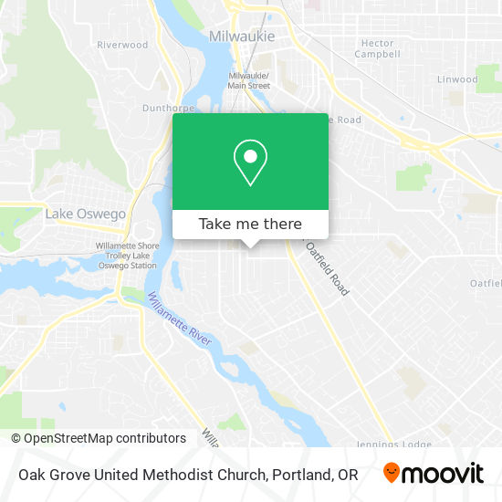 Mapa de Oak Grove United Methodist Church