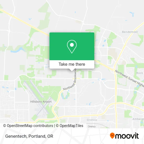 Mapa de Genentech