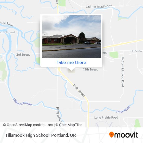 Mapa de Tillamook High School
