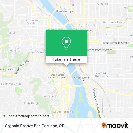 Mapa de Organic Bronze Bar