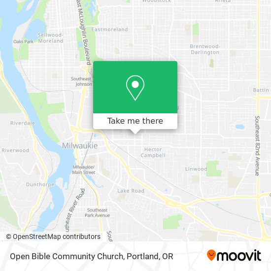 Mapa de Open Bible Community Church