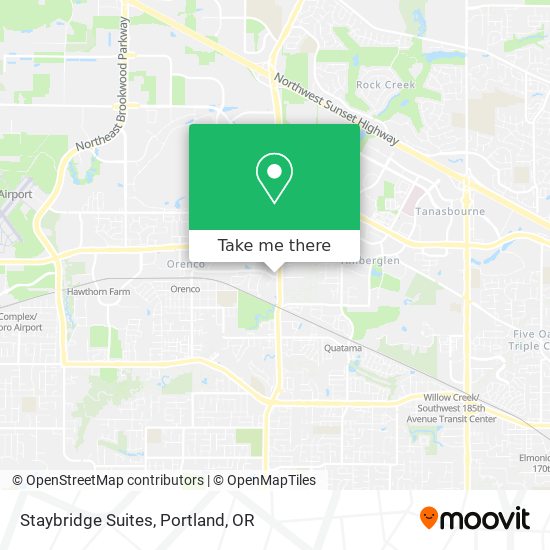 Staybridge Suites map