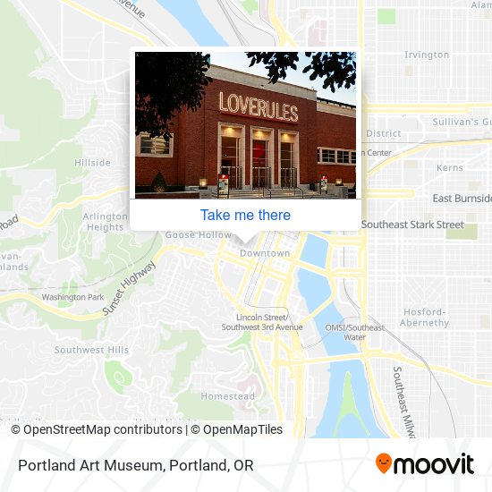 Mapa de Portland Art Museum