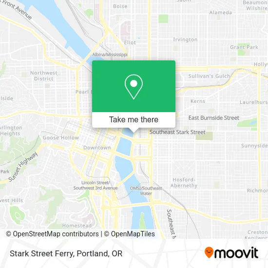 Mapa de Stark Street Ferry