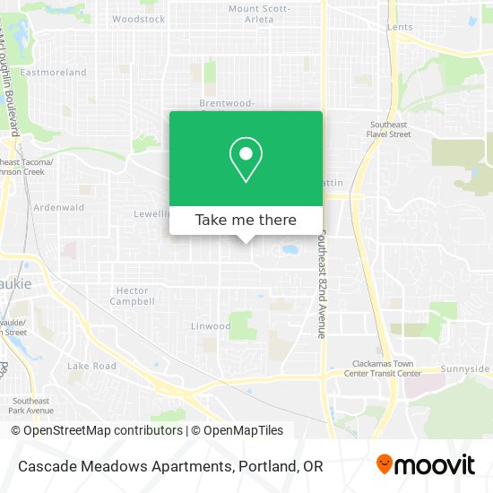 Mapa de Cascade Meadows Apartments