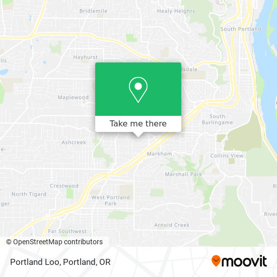 Mapa de Portland Loo