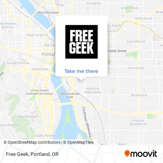 Free Geek map