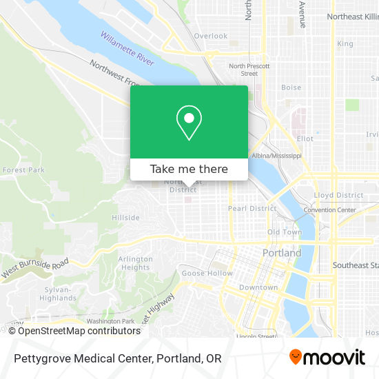 Pettygrove Medical Center map