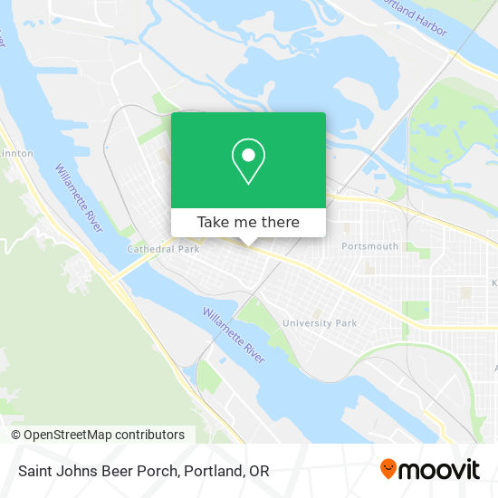 Saint Johns Beer Porch map