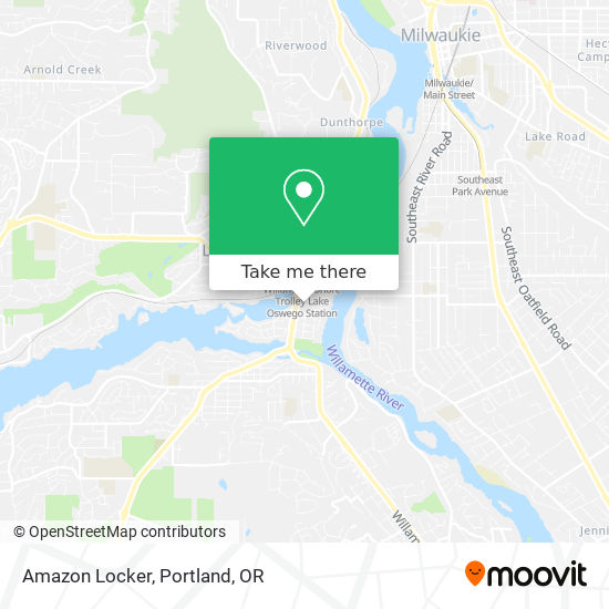 Amazon Locker map