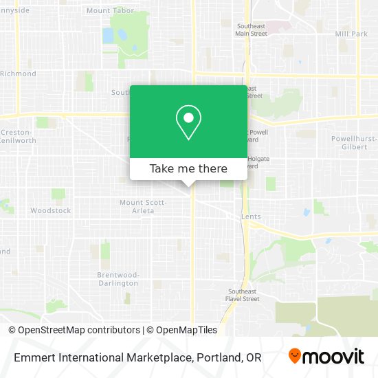 Mapa de Emmert International Marketplace