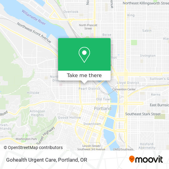 Gohealth Urgent Care map