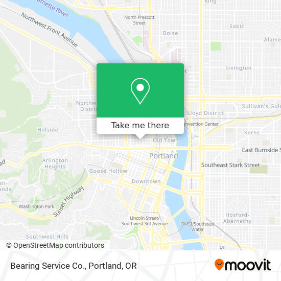 Bearing Service Co. map