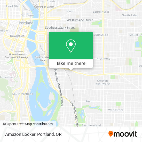 Amazon Locker map