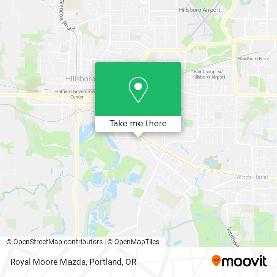 Royal Moore Mazda map