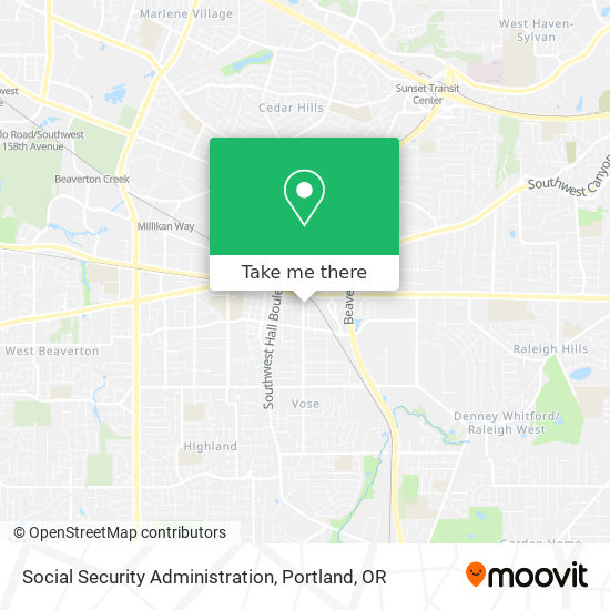 Social Security Administration map