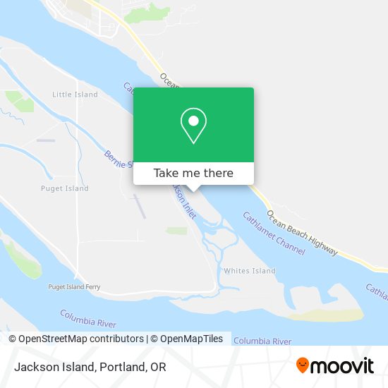 Mapa de Jackson Island