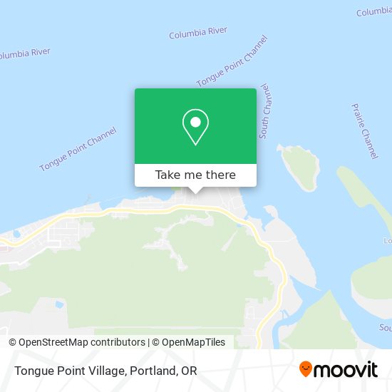 Tongue Point Village map
