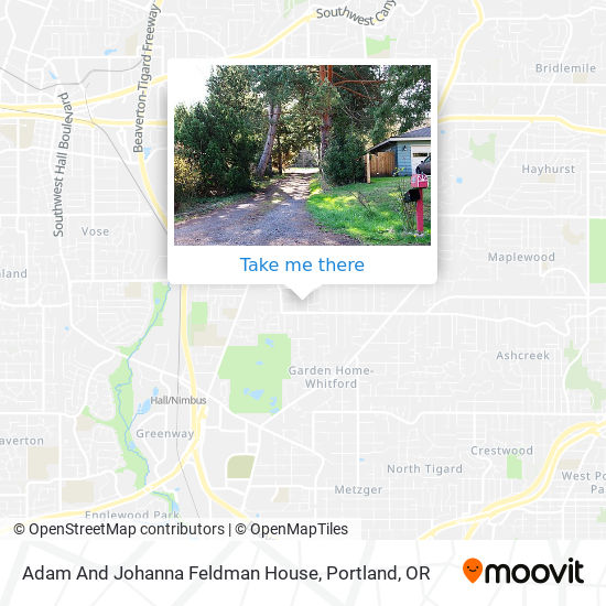 Mapa de Adam And Johanna Feldman House