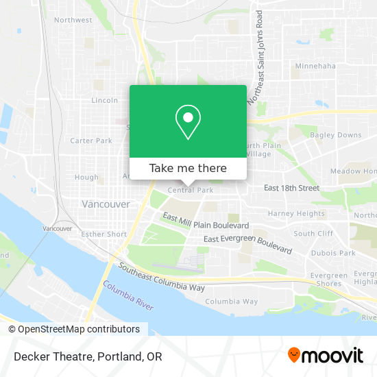 Decker Theatre map