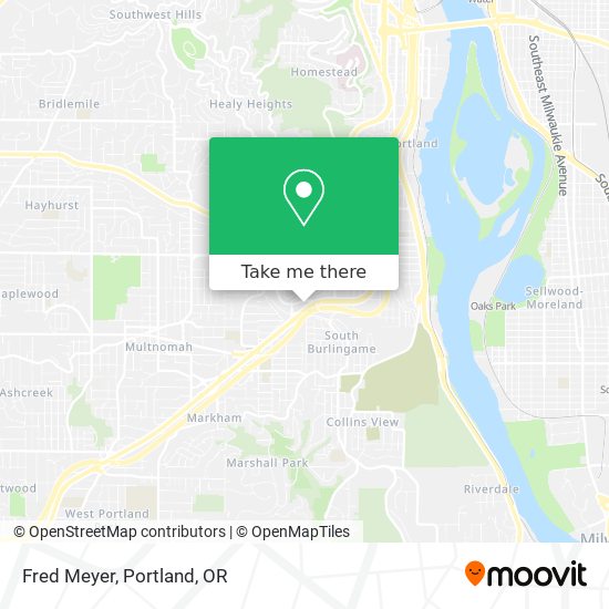 Mapa de Fred Meyer