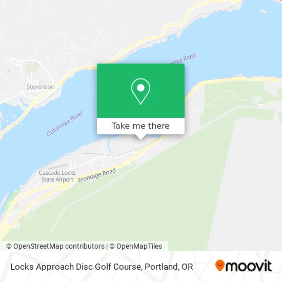 Locks Approach Disc Golf Course map