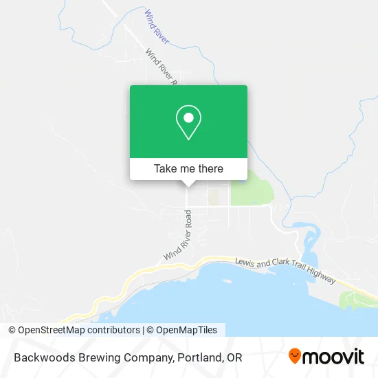 Backwoods Brewing Company map