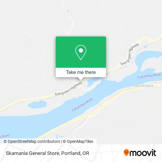 Skamania General Store map