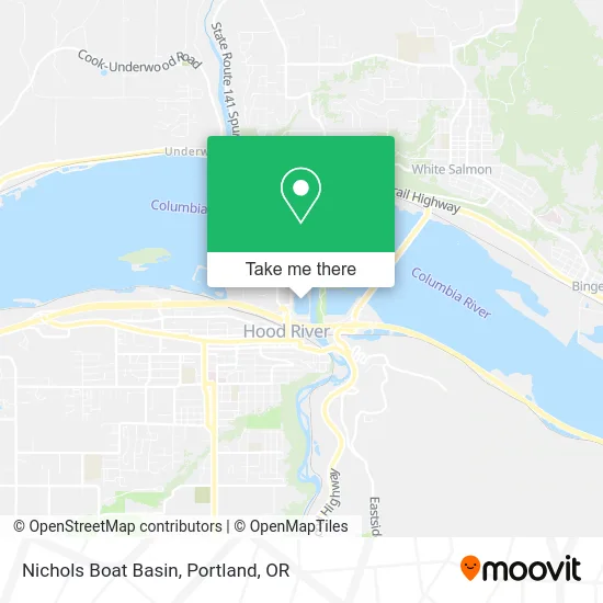 Nichols Boat Basin map