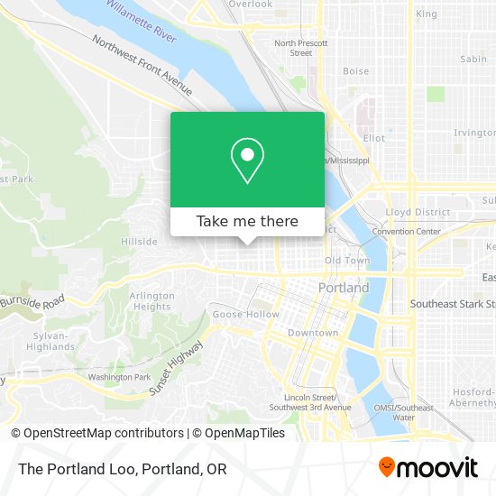 Mapa de The Portland Loo
