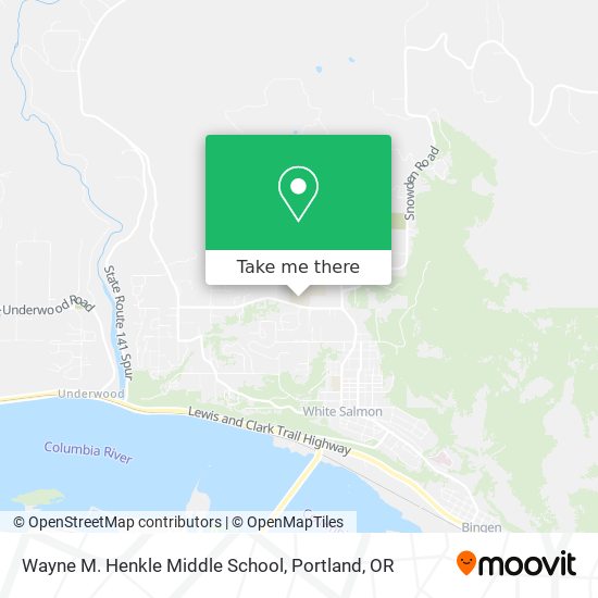 Mapa de Wayne M. Henkle Middle School