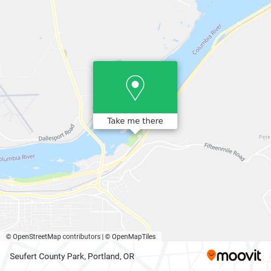 Seufert County Park map