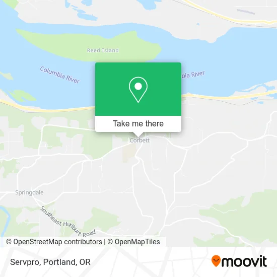 Servpro map