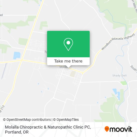 Molalla Chiropractic & Naturopathic Clinic PC map