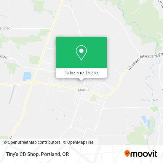 Tiny's CB Shop map