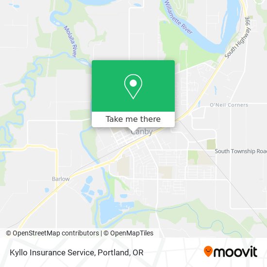 Kyllo Insurance Service map