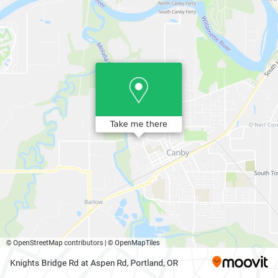 Mapa de Knights Bridge Rd at Aspen Rd