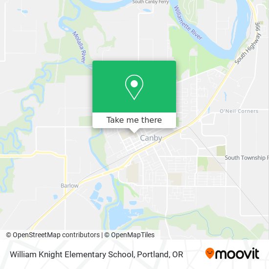 Mapa de William Knight Elementary School