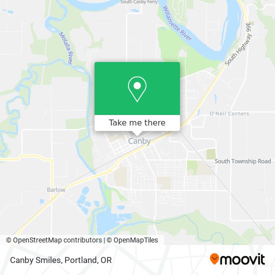 Canby Smiles map